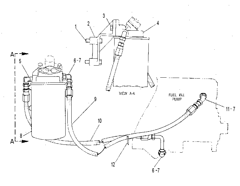 FILTER GP-SECONDARY FUEL 5Y0337 CAT
