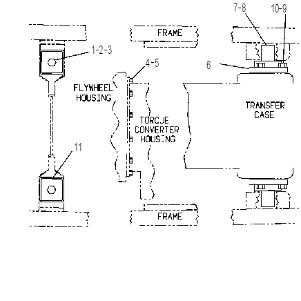 MOUNTING GP-ENGINE & TMSN 1W6547 CAT