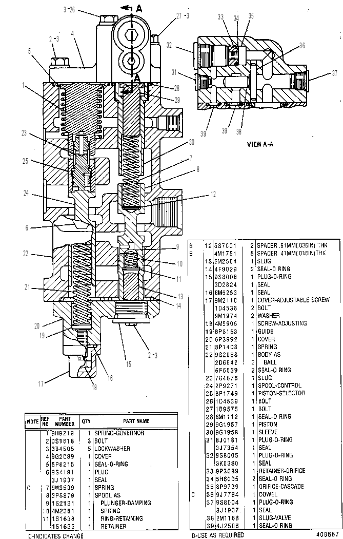 Клапан 9G2090 CAT