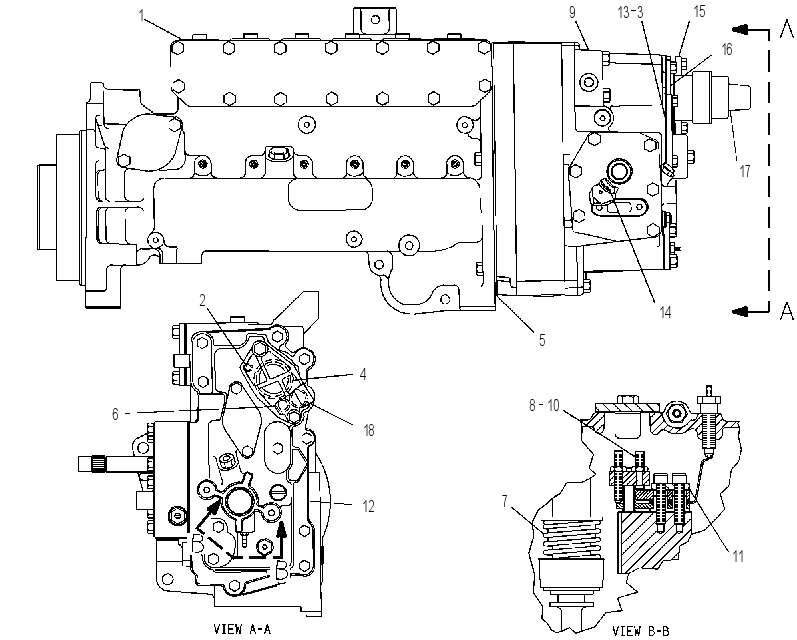 Регулятор и ТНВД 7C2569 CAT