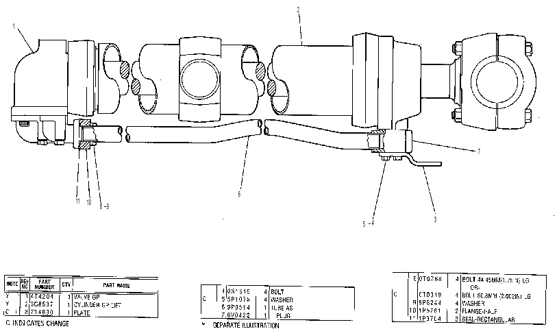 CYLINDER GP-VALVE-RH 6P8988 CAT