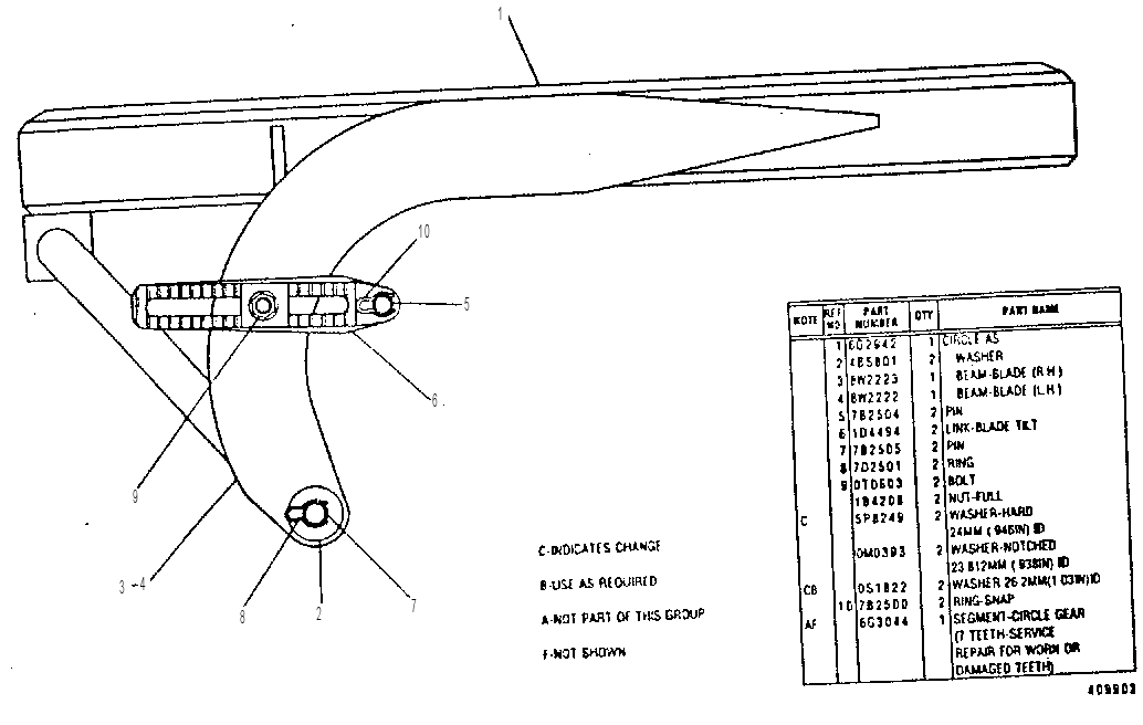 Поворотный круг 9D3560 CAT