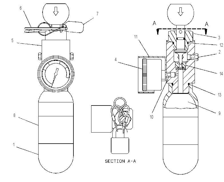 VALVE GP-ACTUATOR RELEASE 7T9995 CAT