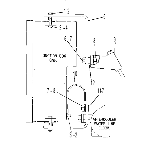 MOUNTING GP-JUNCTION BOX 7W6955 CAT