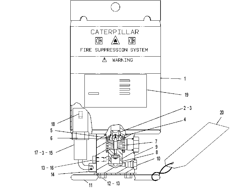 CYLINDER GP-VALVE 8C4595 CAT