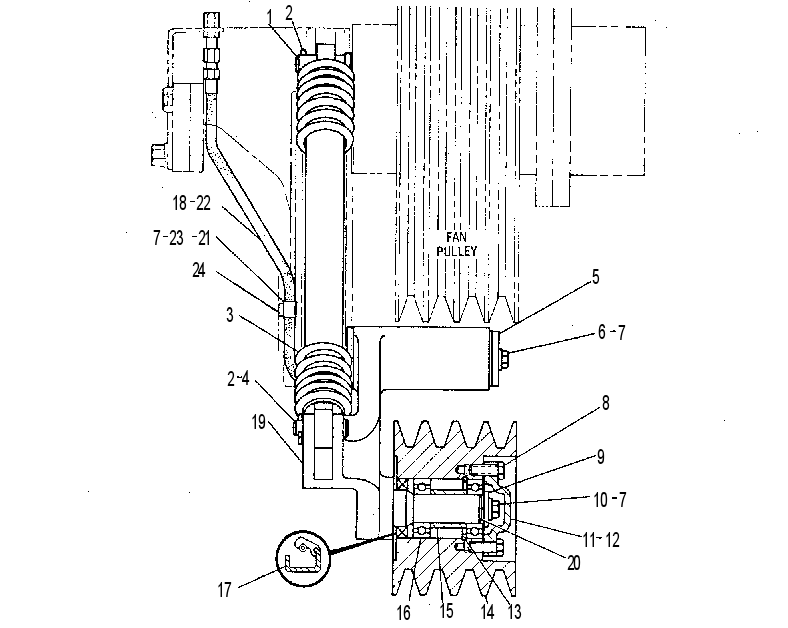 BELT TIGHTENER GP 7C0632 CAT