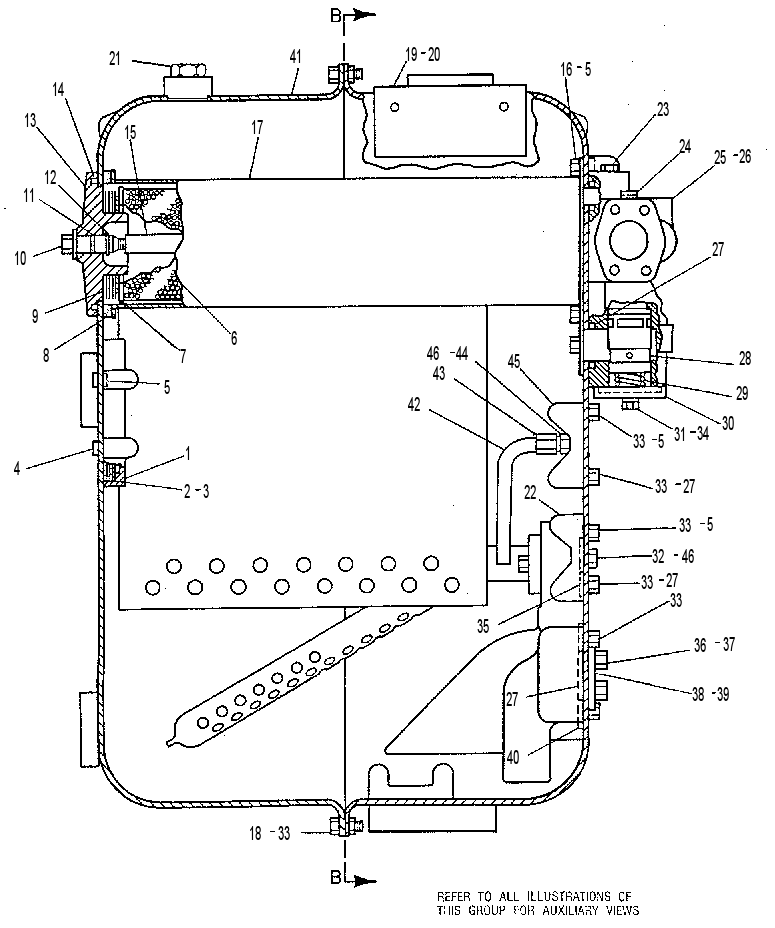 Бак с фильтром 9T5250 CAT