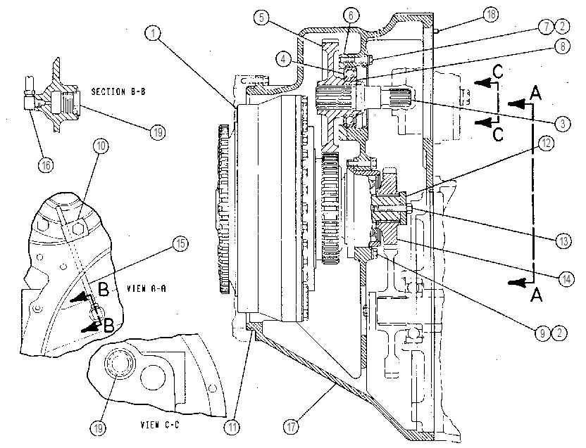 Гидротрансформатор 6Y1731 CAT