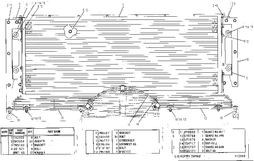 CONDENSER GP 4W3192 CAT