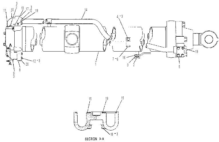 CYLINDER & VALVE GP-BULLDOZER 9W8580 CAT