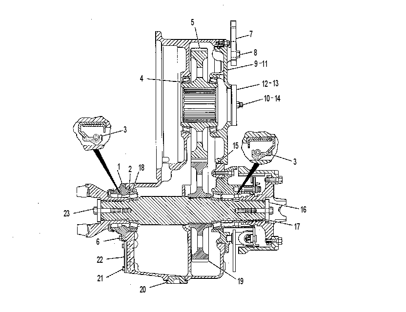 DRIVE GP-TRANSFER 9P8055 CAT
