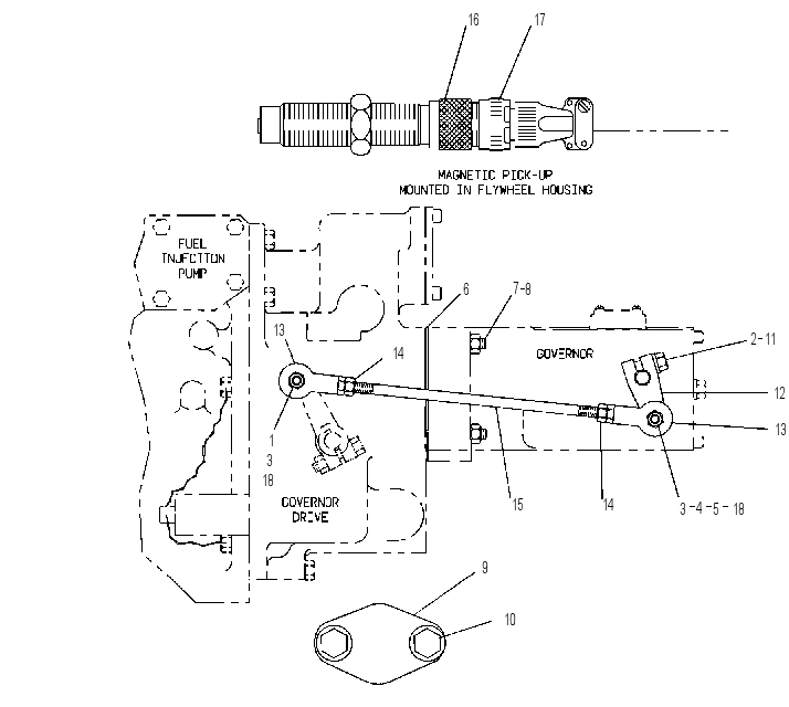 FASTENER GP-WOODWARD GOVERNOR 1W1179 CAT