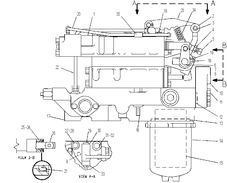 Управление лебёдкой 3T9923 CAT