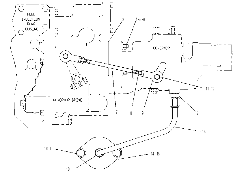 FASTENER GP-GOVERNOR 1W1182 CAT