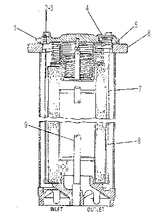 Фильтр масляный 9T4915 CAT