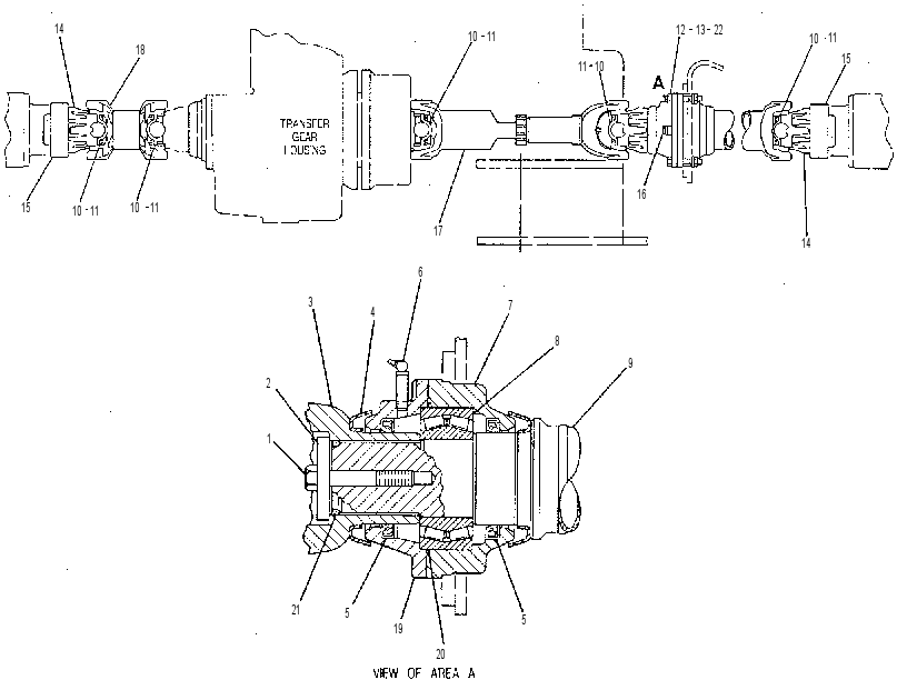 Вал приводной 4V1472 CAT