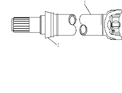 Вал приводной 9C8505 CAT