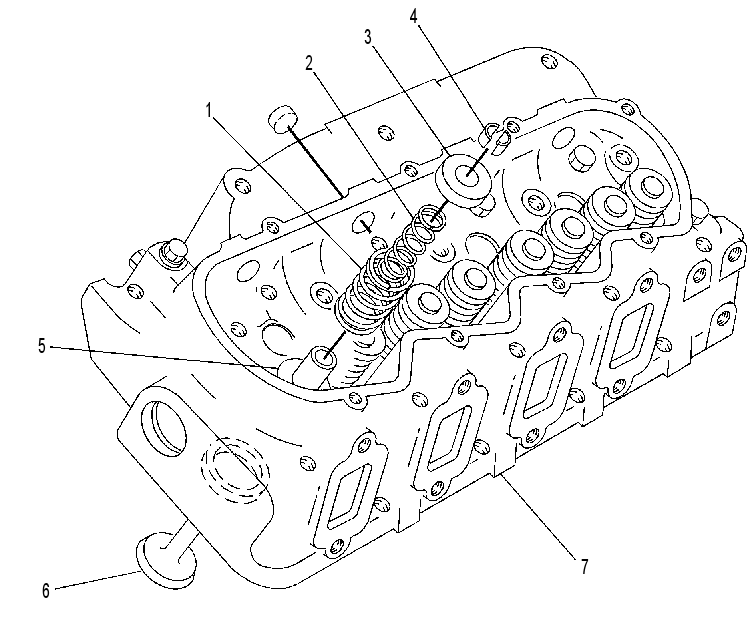 Головка блока цилиндров 7W9393 CAT