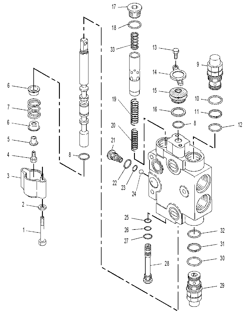 Клапан управляющий 9T7171 CAT