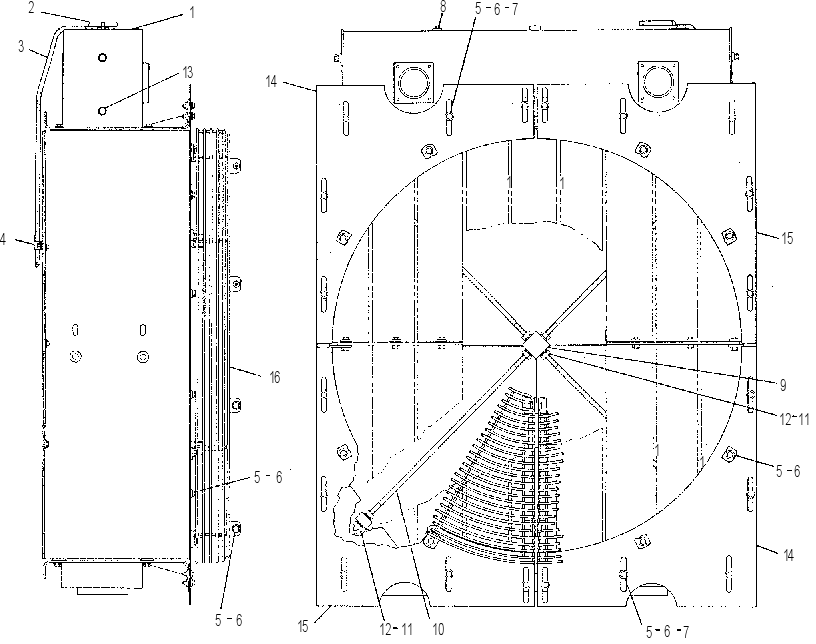 RADIATOR GP-FOLDED CORE 7C2719 CAT