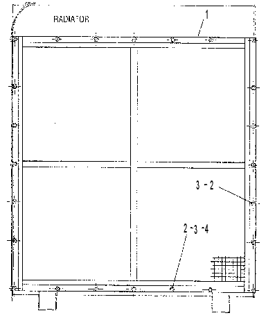 Защита радиатора 7C8791 CAT