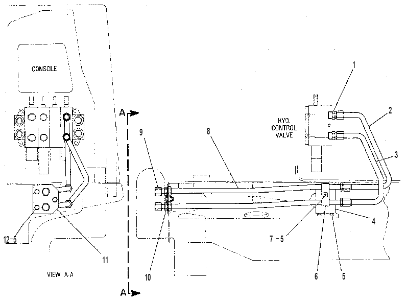 LINES GP-REAR ATTACHMENT 8Y0246 CAT