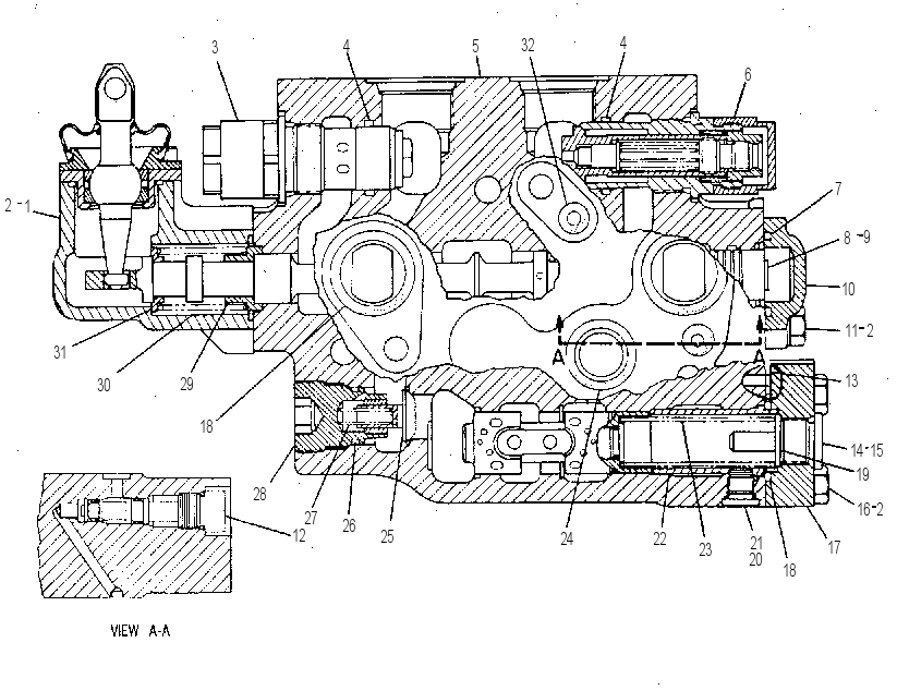 Клапан управляющий 9T5321 CAT