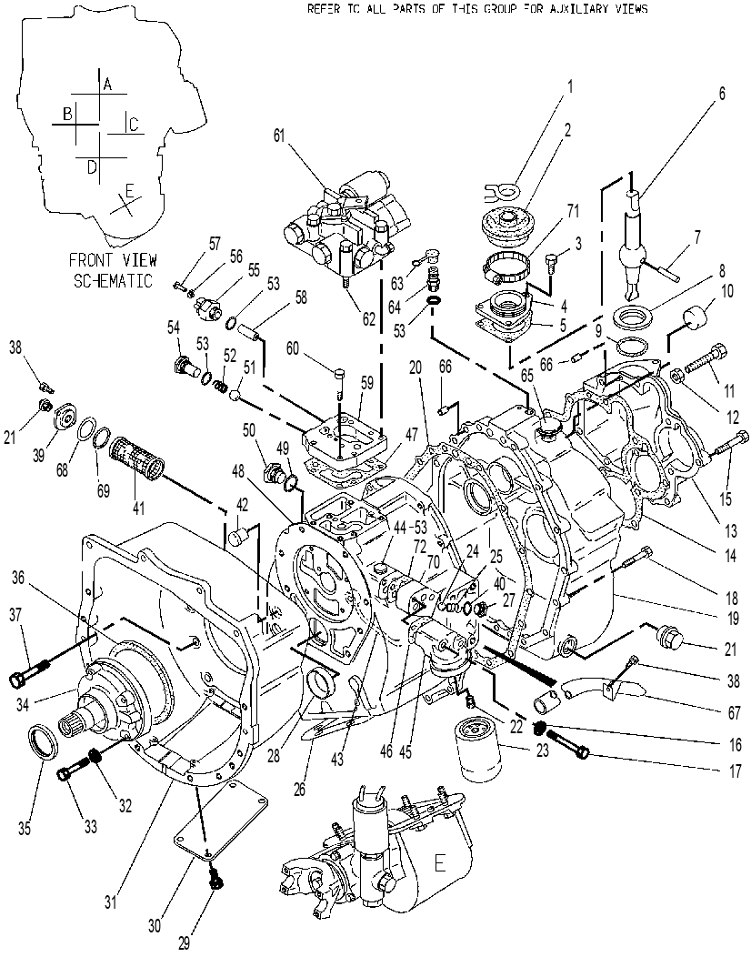 Трансмиссия 9W8268 CAT