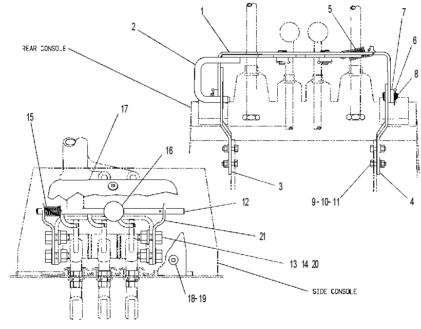 LOCK GP-HYDRAULIC HAND CONTROL 9R1806 CAT