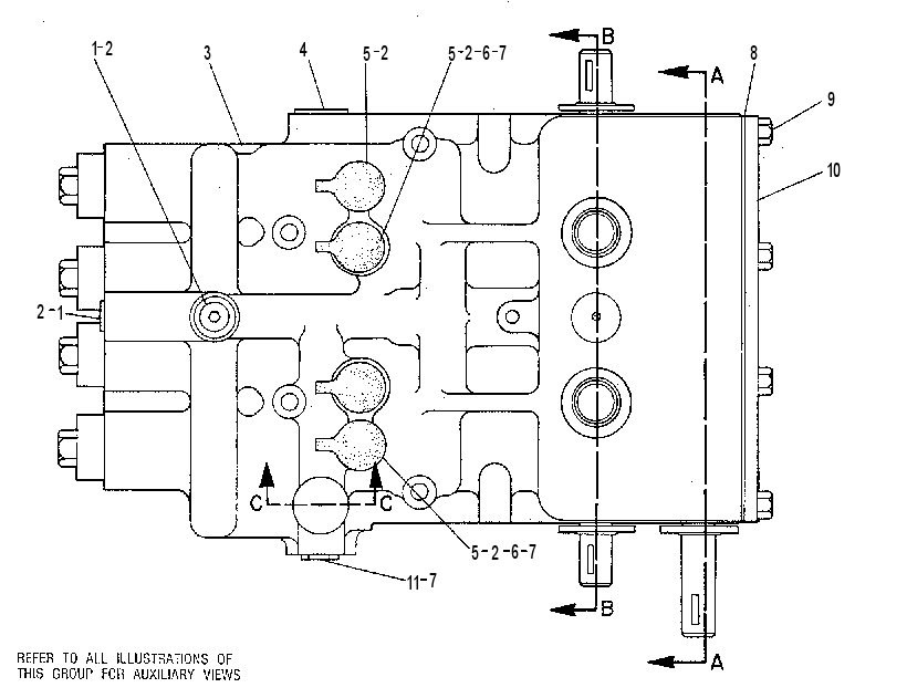 Клапан управляющий 6T1171 CAT