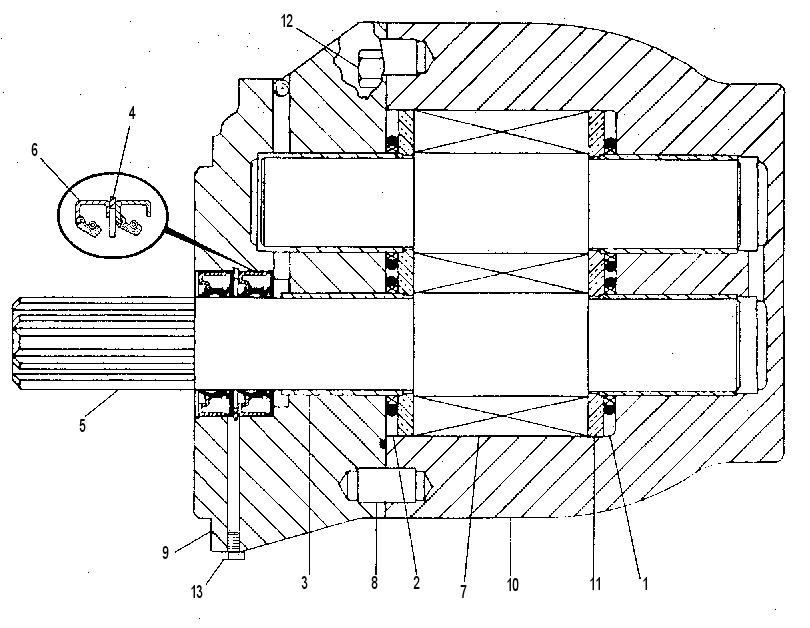 Насос шестерённый 1U1625 CAT