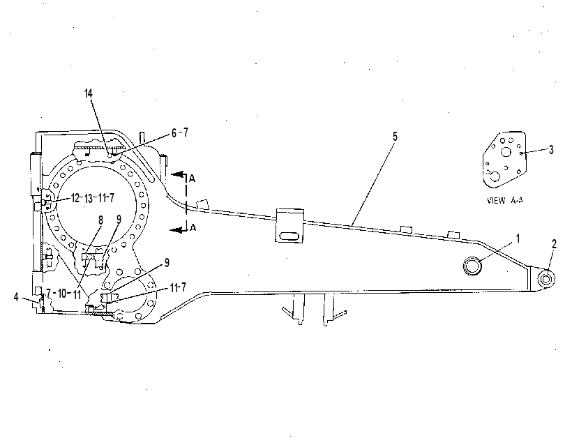 Корпус с рамой 5G8981 CAT