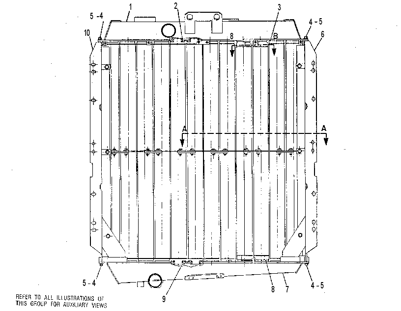 Радиатор 1W0039 CAT