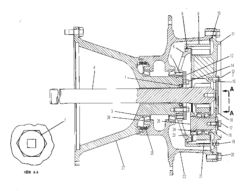 Бортовой редуктор 8G3974 CAT