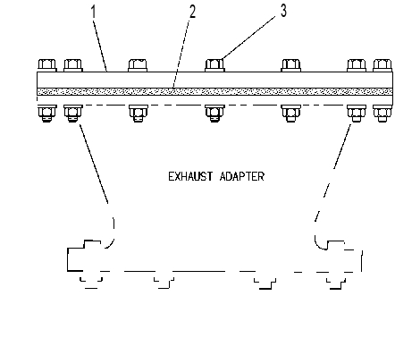 Фланец выпускной 2W7756 CAT