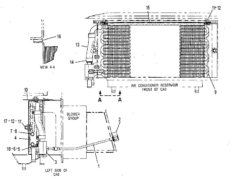 Отопитель кабины 6T3388 CAT
