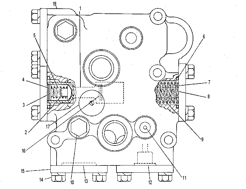 Клапан управляющий 7T1188 CAT
