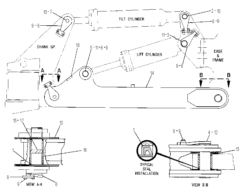 FRAME GP-RIPPER 4T8219 CAT