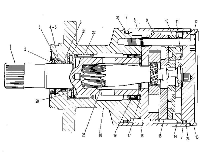 Героторный мотор 4T8587 CAT