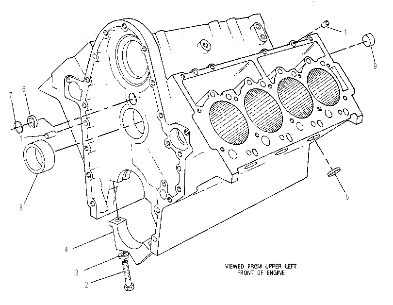 Блок цилиндров 2W8035 CAT