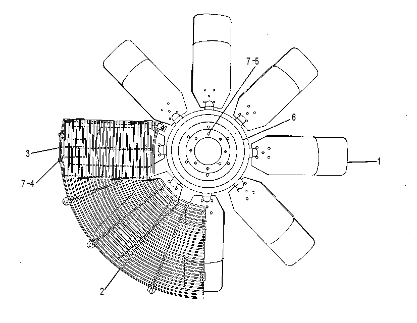 FAN GP-REVERSIBLE 7W8811 CAT
