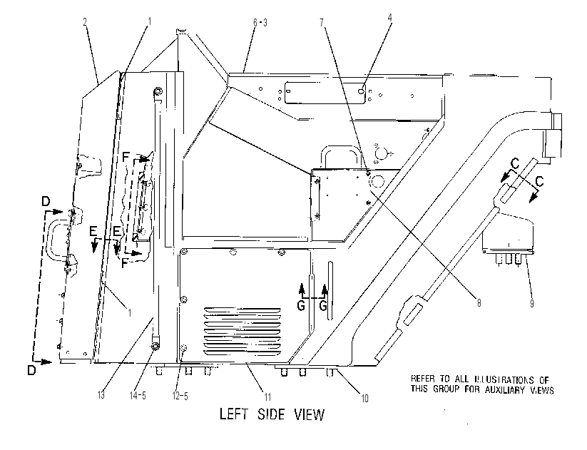 COMPARTMENT GP-OPERATOR 8W7823 CAT