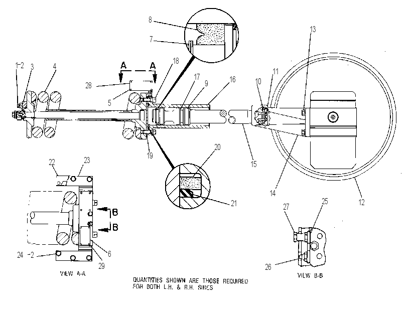 Направляющее колесо переднее 7V1113 CAT