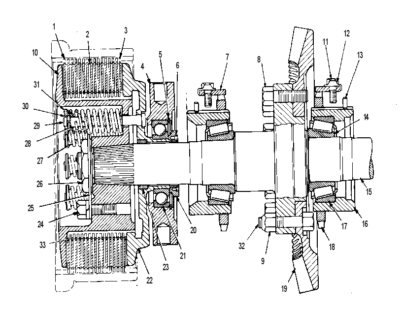 CLUTCH GP-STEERING 3A5127 CAT