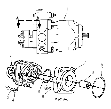 PUMP GP-PISTON & GEAR 9T7099 CAT