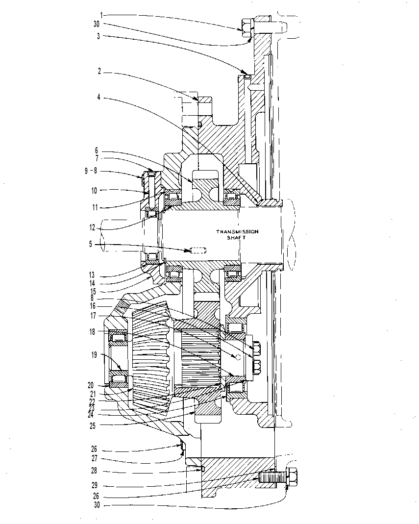 Раздаточная передача 9M2041 CAT