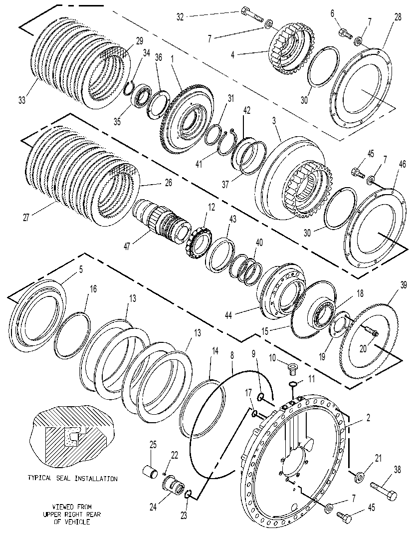 CLUTCH & BRAKE GP-STEERING 6Y1772 CAT