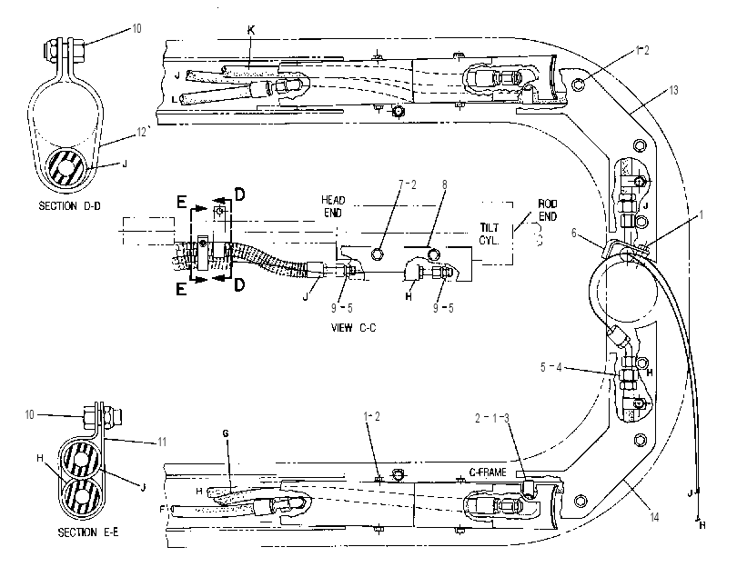 LINES GP-ANGLE & TILT 1U2387 CAT