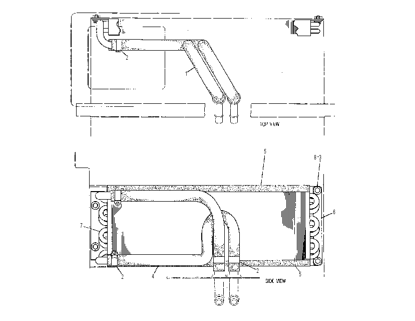 Отопитель кабины 3W0680 CAT