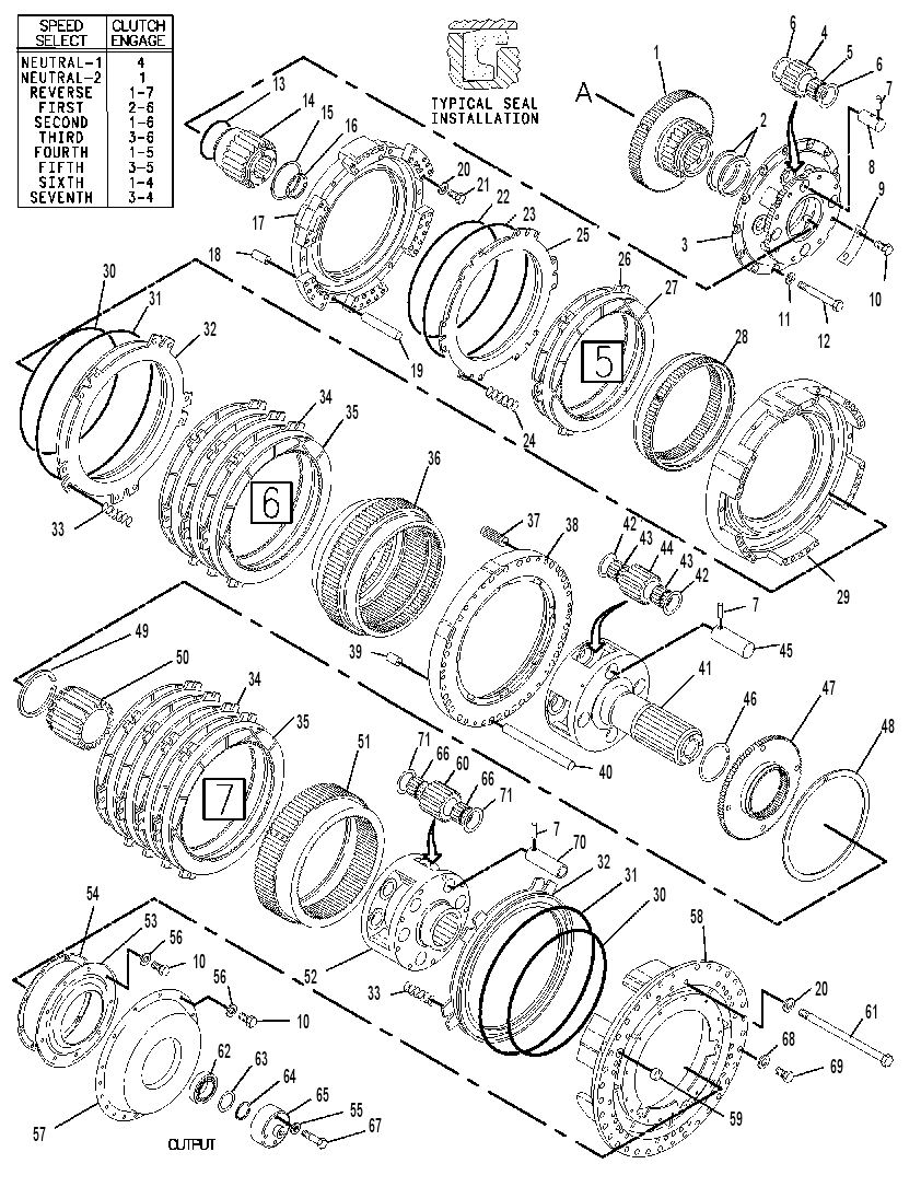 Планетарная передача 3T0279 CAT